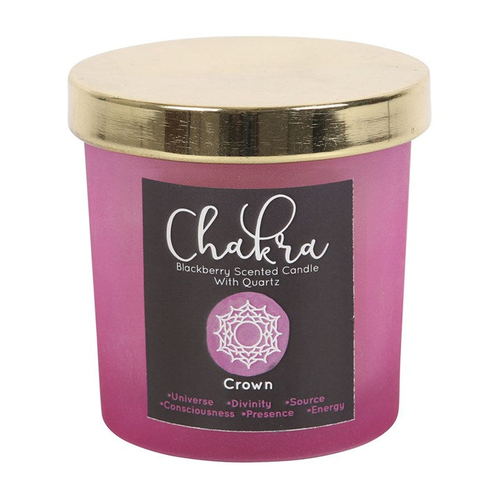 Chakra Crystal Chip Candles - Various Designs