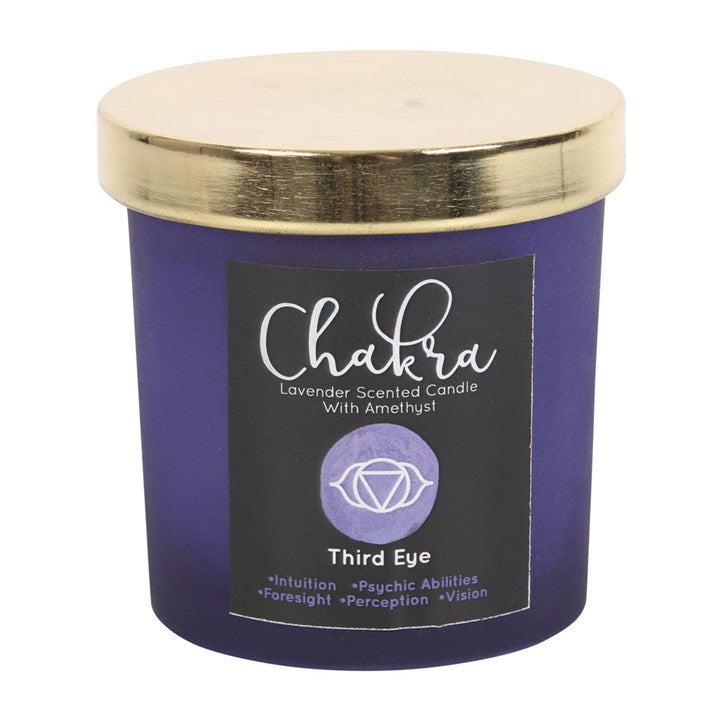 Chakra Crystal Chip Candles - Various Designs