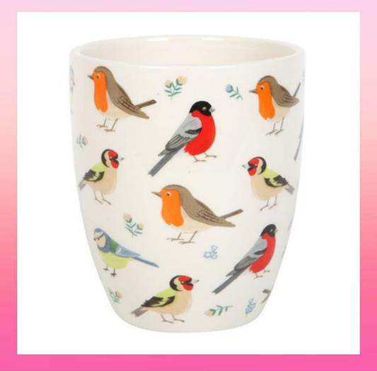 British Garden Birds Ceramic Plant Pot