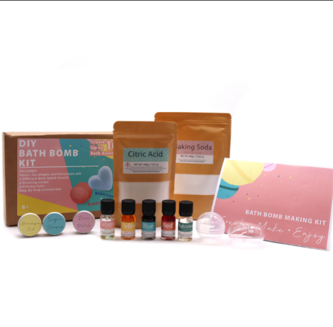 Create Your Own Bath Bombs Kit - Rose & Bubblegum