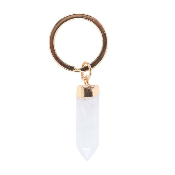 Semi Precious Crystal Keyrings