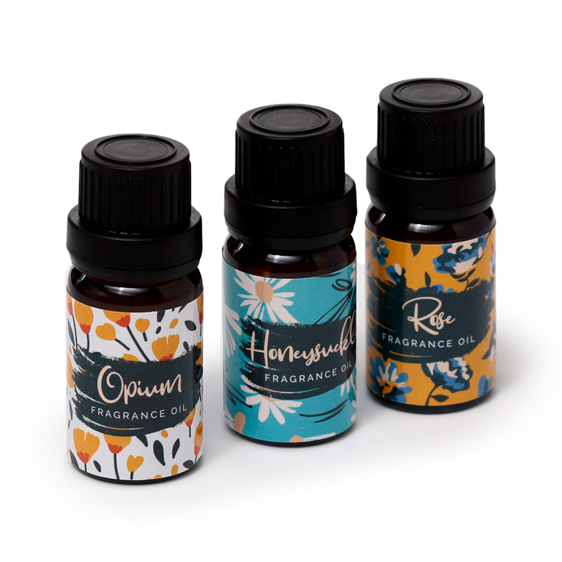 Fragrance Oil Gift Set - Rose, Gardenia, Opium