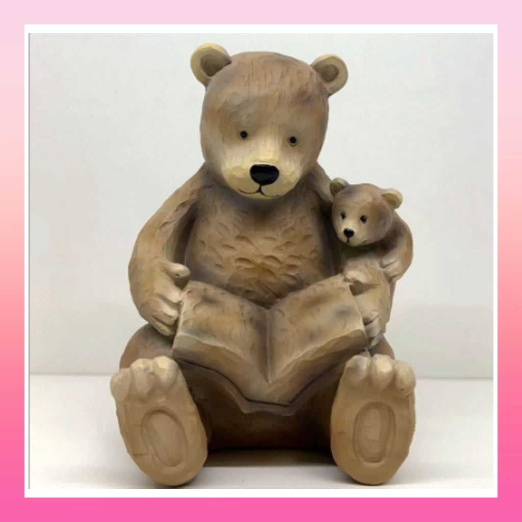 Billy & Beau Bear Reading Ornament