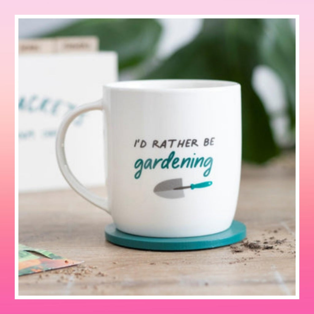 I'd Rather Be Gardening Ceramic Mug