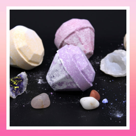 Gemstone Bath Bombs (x2) - Various Scents