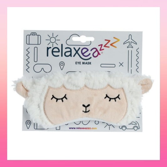 Relaxeazzz Sheep Plush Eye Mask