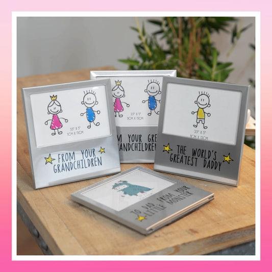 Aluminium Photo Frames 5" x 3.5" (Various Designs)