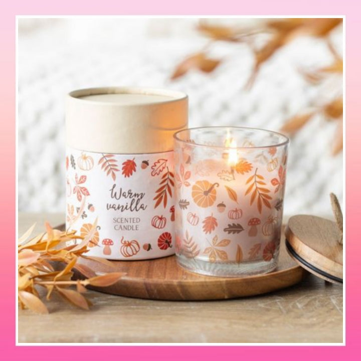 Autumn Leaves Warm Vanilla Candle