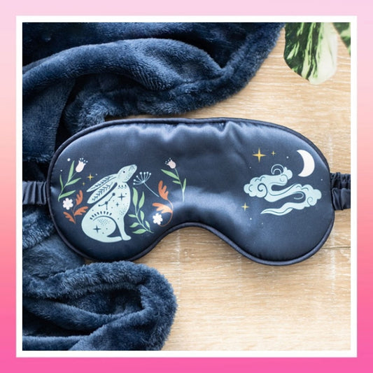 Midnight Hare Satin Sleep Mask