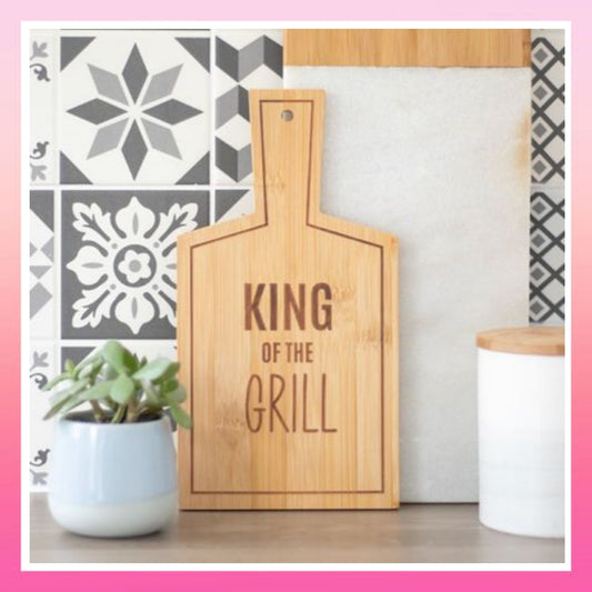 King of the Grill Bamboo Serving Board