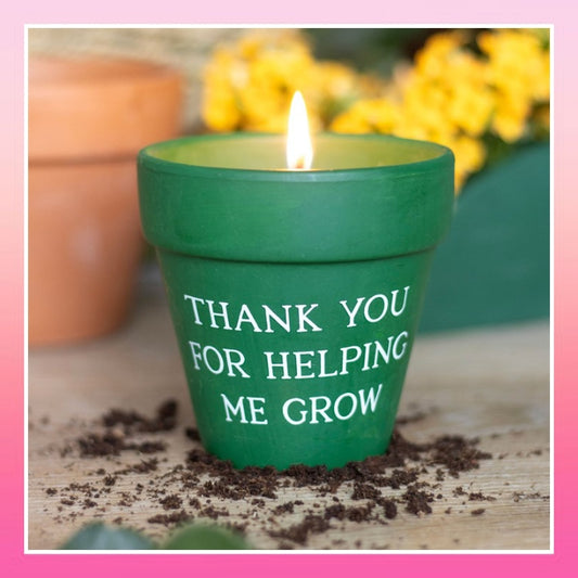 Thank You For Helping Me Grow Citronella Candle