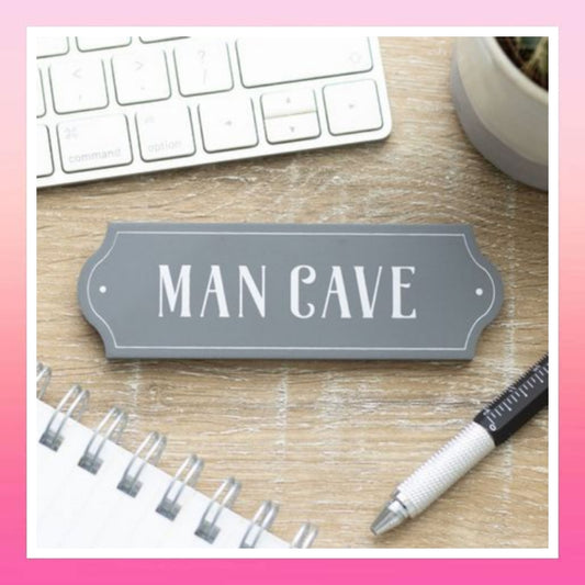 Man Cave Wall Plaque