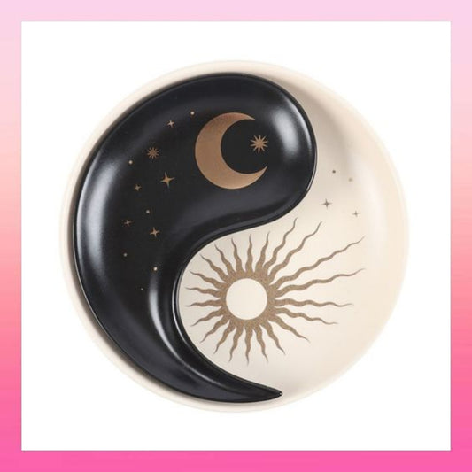 Yin Yang Ceramic Stacking Trinket Dish