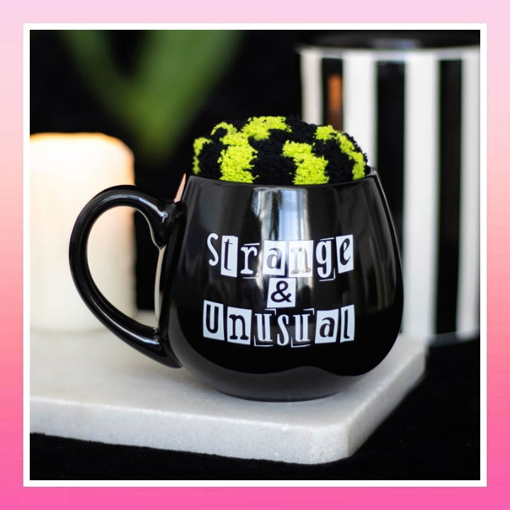 Strange & Unusual Mug and Socks Set