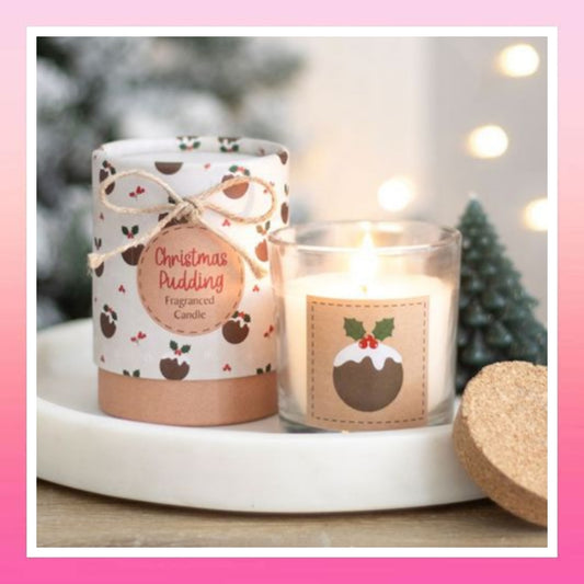 Christmas Pudding Fragranced Candle