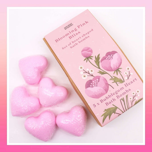 Bath Heart Gift Set - Blooming Pink Bliss