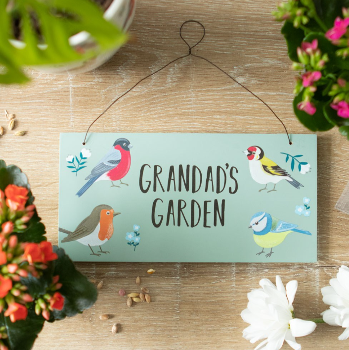 British Garden Birds Hanging Signs