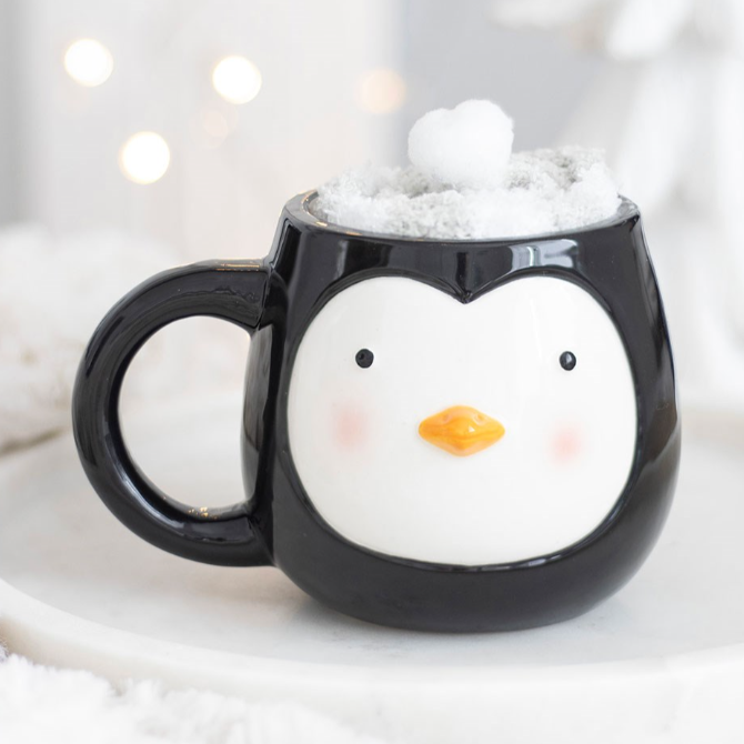 Penguin Mug & Socks Gift Set