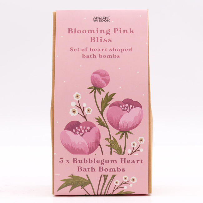 Bath Heart Gift Set - Blooming Pink Bliss