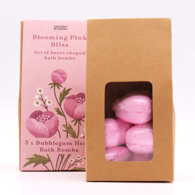 Bath Heart Gift Set - Blooming Pink Bliss