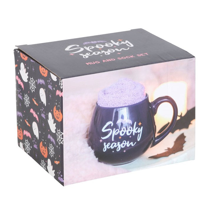 Spooky Season Mug and Socks Set