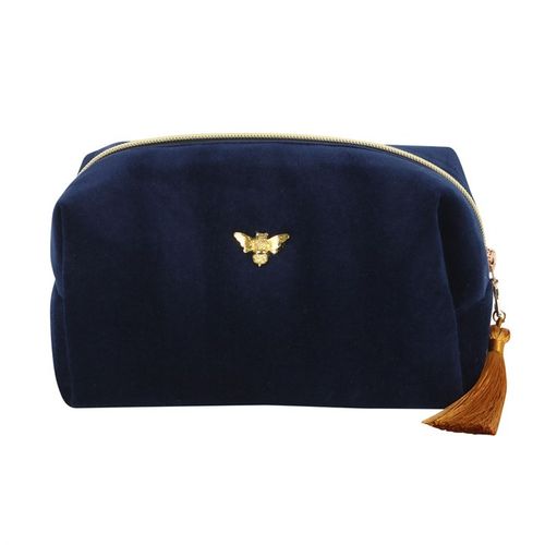 Velvet Makeup Bag - Bee