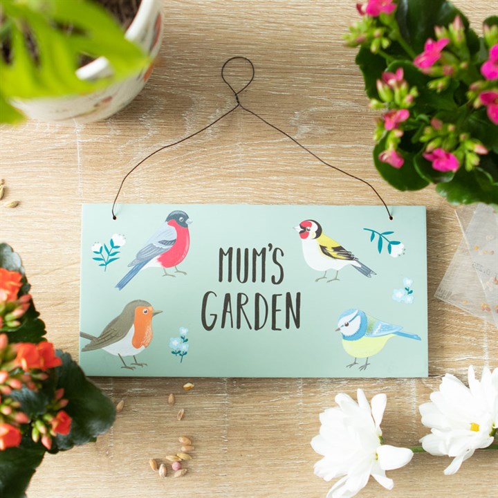 British Garden Birds Hanging Signs