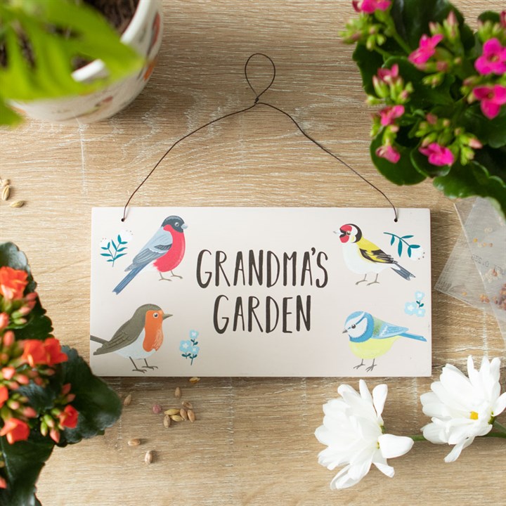 British Garden Birds Hanging Signs